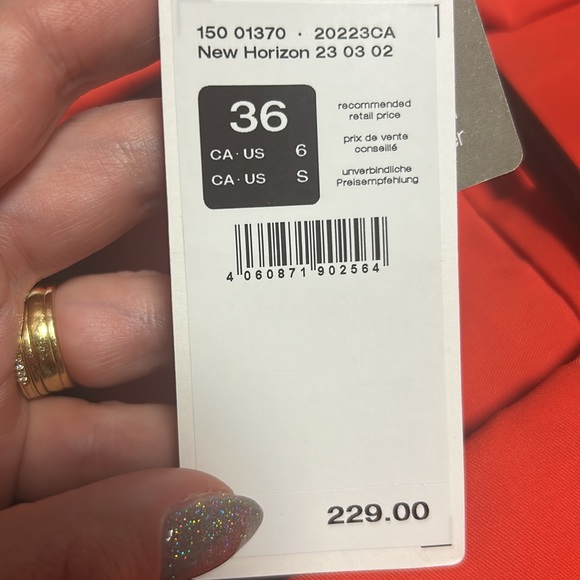 NWT Olsen bright red blazer - Picture 5 of 5